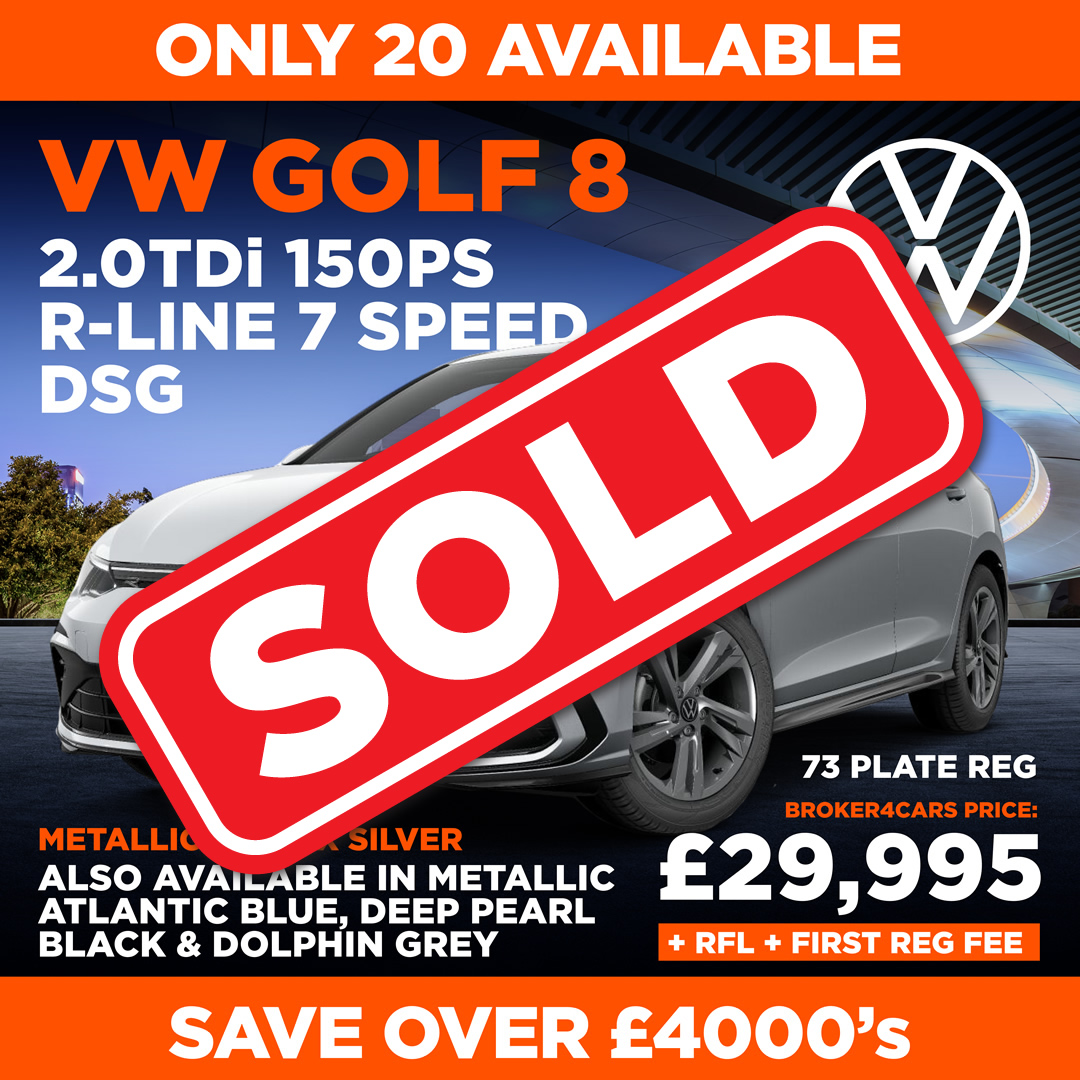 VW Golf 2.oTDi 150PS R-Line 7 Speed DSG. Metallic Reflex Silver. Sold